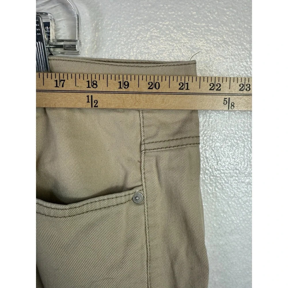JMS Just My Size Sz 20W Beige Stretch Classic Denim Tapered Jeans‎ Women 42/30